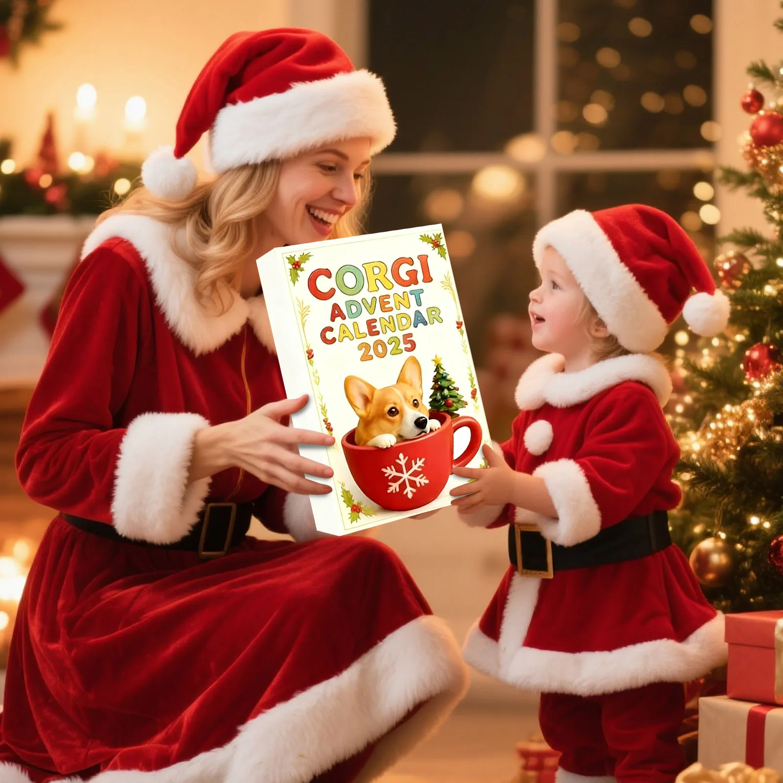 Zasilane bateriami lampki zewnętrzne z timerem Coigi Kalendarz Adwentowy Anatomia Odliczanie do Świąt Bożego Narodzenia Zawieszka Odliczanie do Świąt Bożego Narodzenia Torby