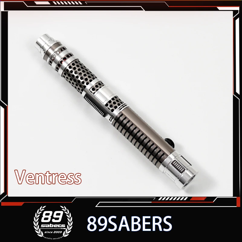 

89SABERS ventress lightsaber, with Open Source V3.9 chip, with 19 sets of sound and light effects, all metal collection version.