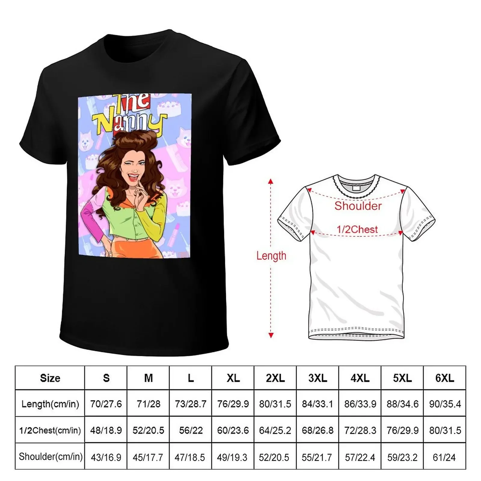 The Nanny T-Shirt custom shirt blacks kawaii clothes mens t shirts top quality