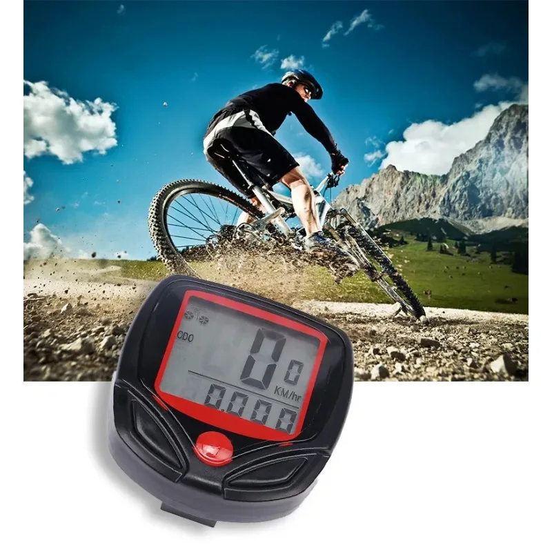 

Bicycle Digital Computer Waterproof Large Screen Digital Bike Speedometer for Auto Riding Cycling Tracking