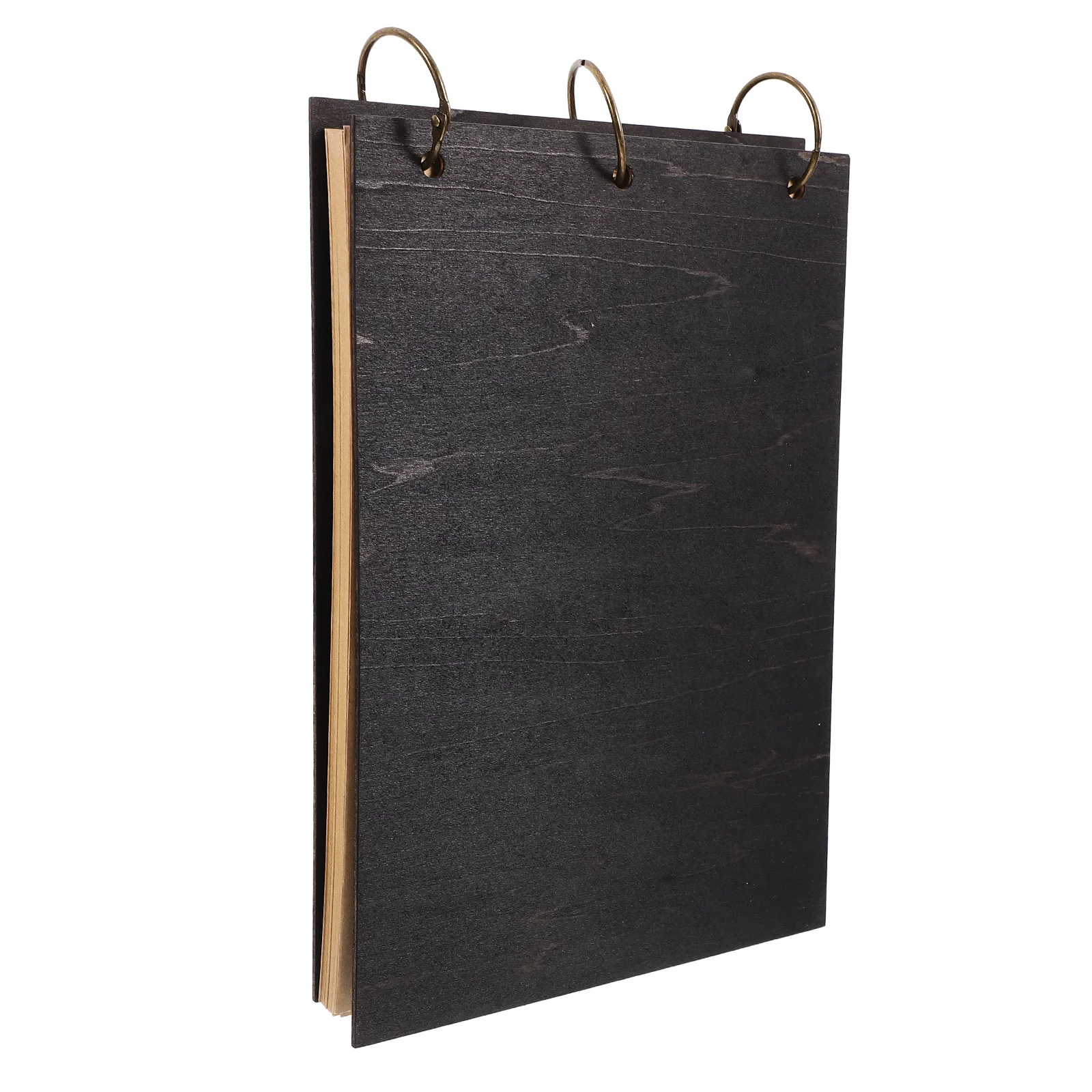 

Timeless Vintage Wedding Guest Book Made from Wood and Paper Materials Ideal for Guest Messages DIY Engravings and Elegant Decor