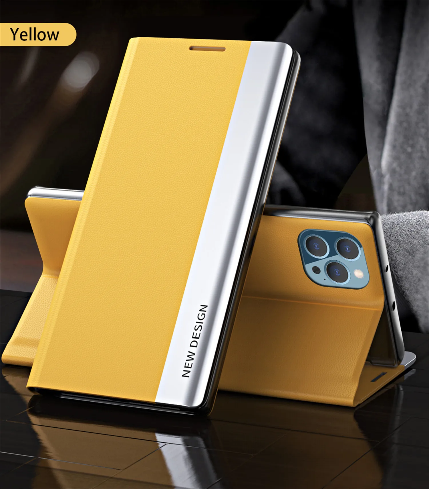 Flip Leather Case For Samsung Galaxy S26 S25 Edge S22 S23 S24 Ultra S10 Plus S20 S21 FE S8 S9 Holder Luxury Bracket Cover Coque