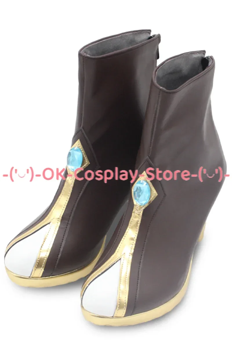 [สั่งทำพิเศษ] รองเท้าคอสเพลย์เอลิเซีย เกม ฮอนไก อิมแพ็ค 3 อุปกรณ์ประกอบฉากอนิเมะสำหรับเล่นบทบาทสมมติ งานฮาโลวีน งานคาร์นิวัล งานปาร์ตี้วันหยุด รองเท้าบูทหนัง PU