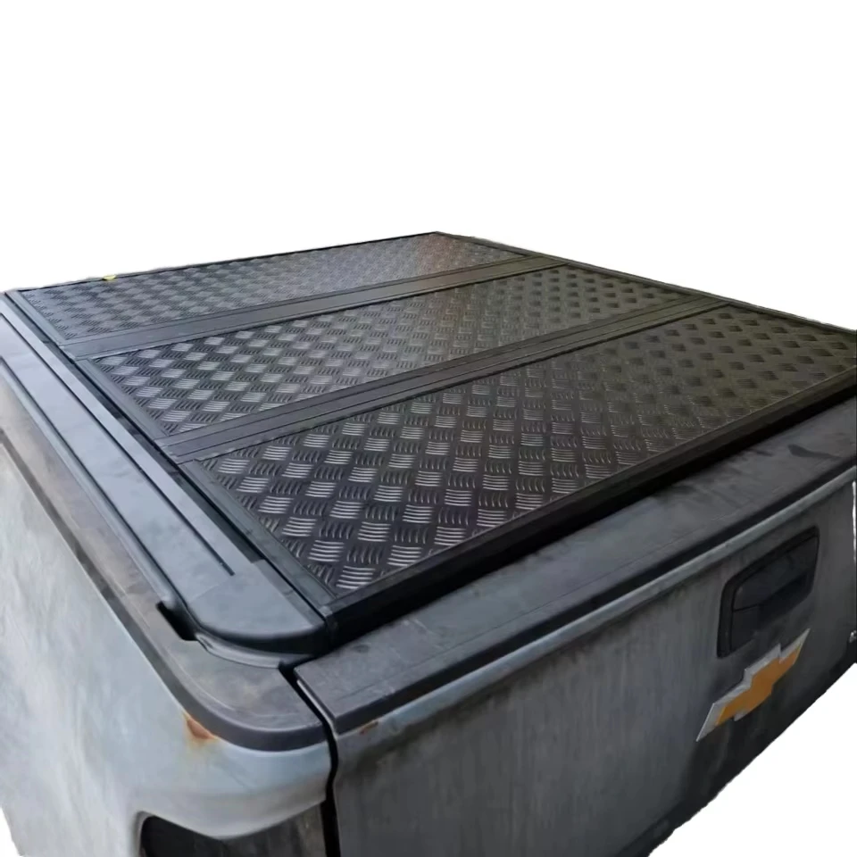 

Aluminum Sliding Tri-Fold Cover for BYD Shark 6 Anti-Pressure Quad-Fold Topper Anti-Theft Hard Three and Four Fold Bed Capcustom