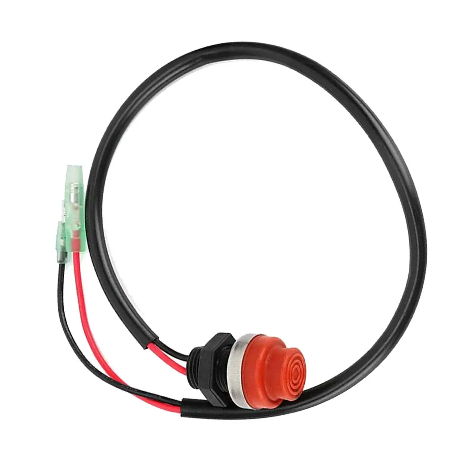 

Outboard Motor Engine Kill Switch Push Button Plastic Waterproof Emergency Shut Off for Inboard Boat and Yacht