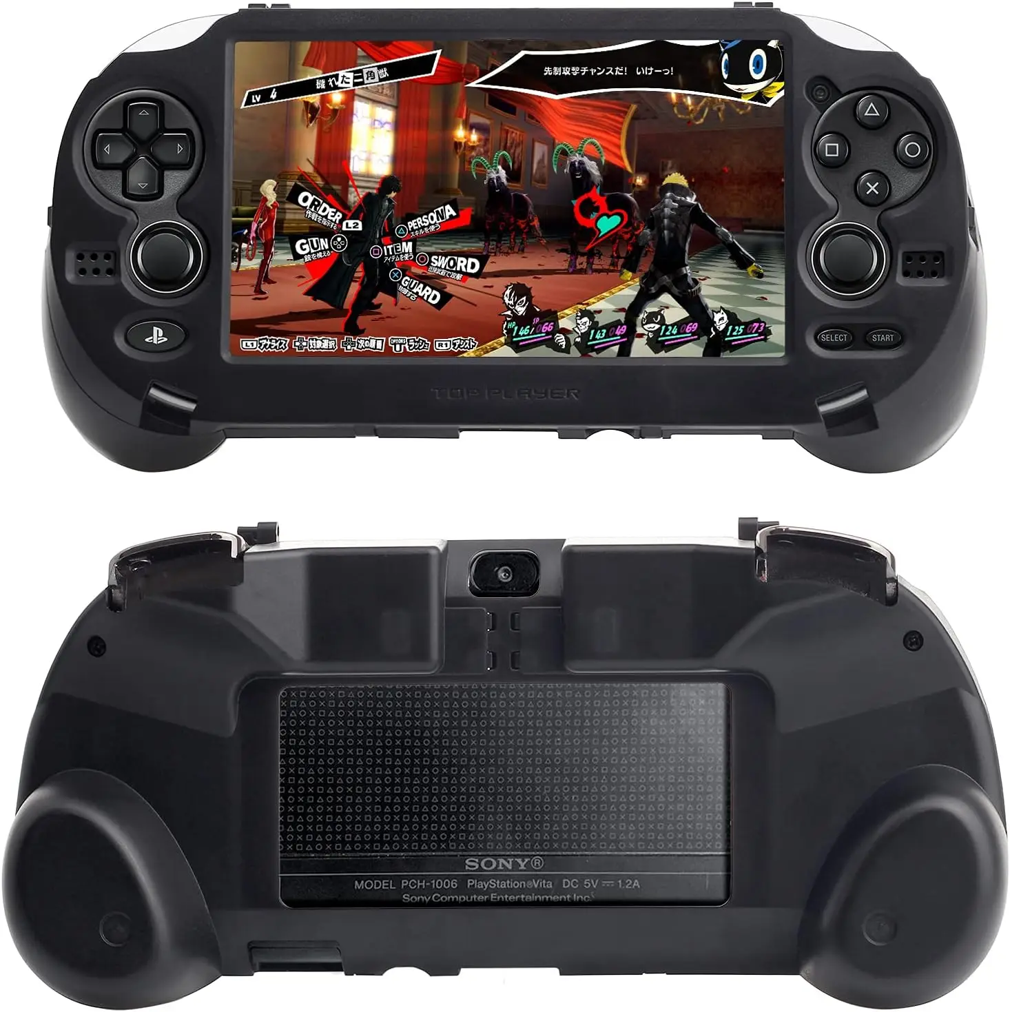 Imagem -06 - Estojo Protetor para Playstation ps Vita 1000 Handle Joypad Shell Controlador Hand Grip com l2 r2 Botão Trigger