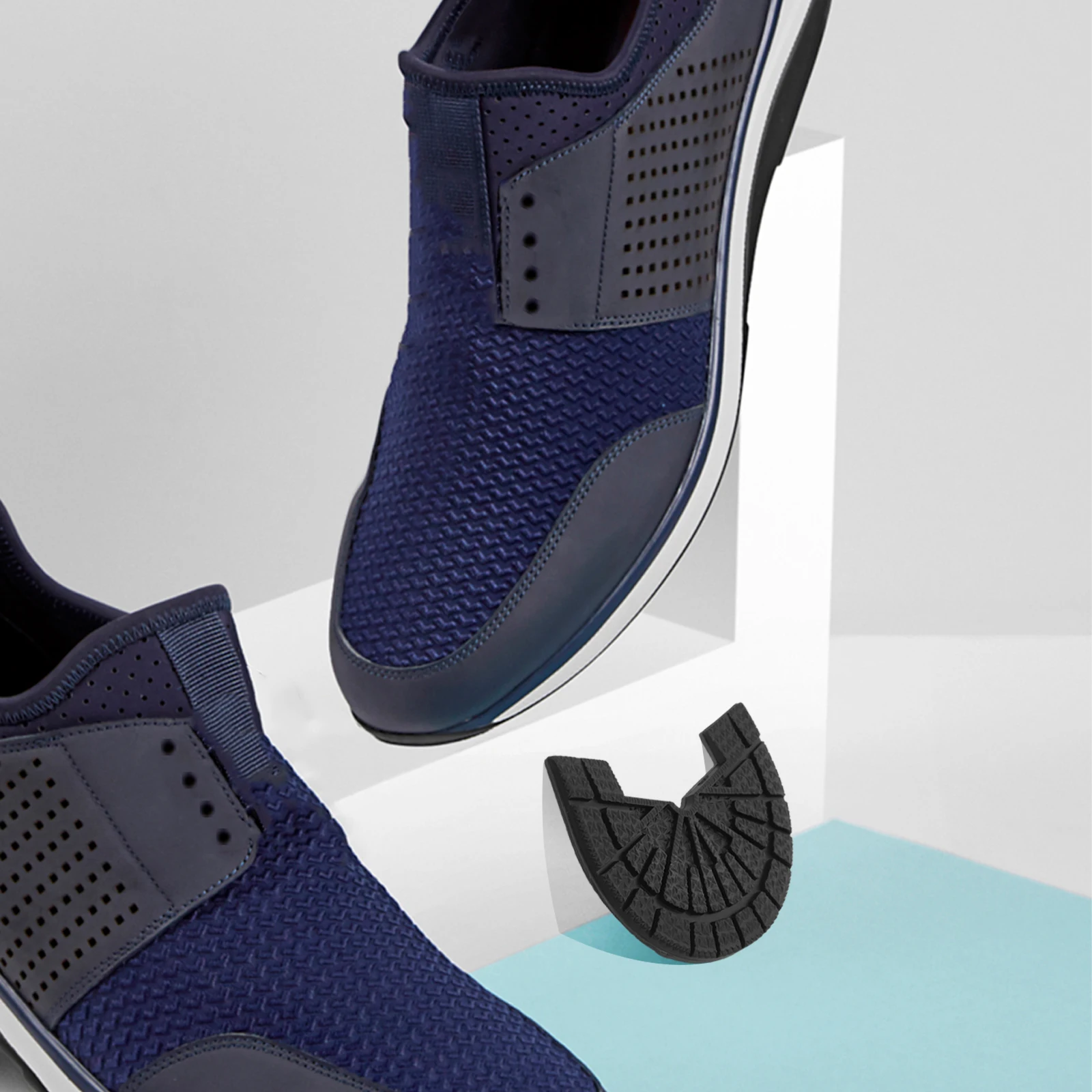 

Anti-slip Base Shoe Heel Pad Non-slip Boot Repair Pads for Boots Rubber Cushions Shoes Protectors