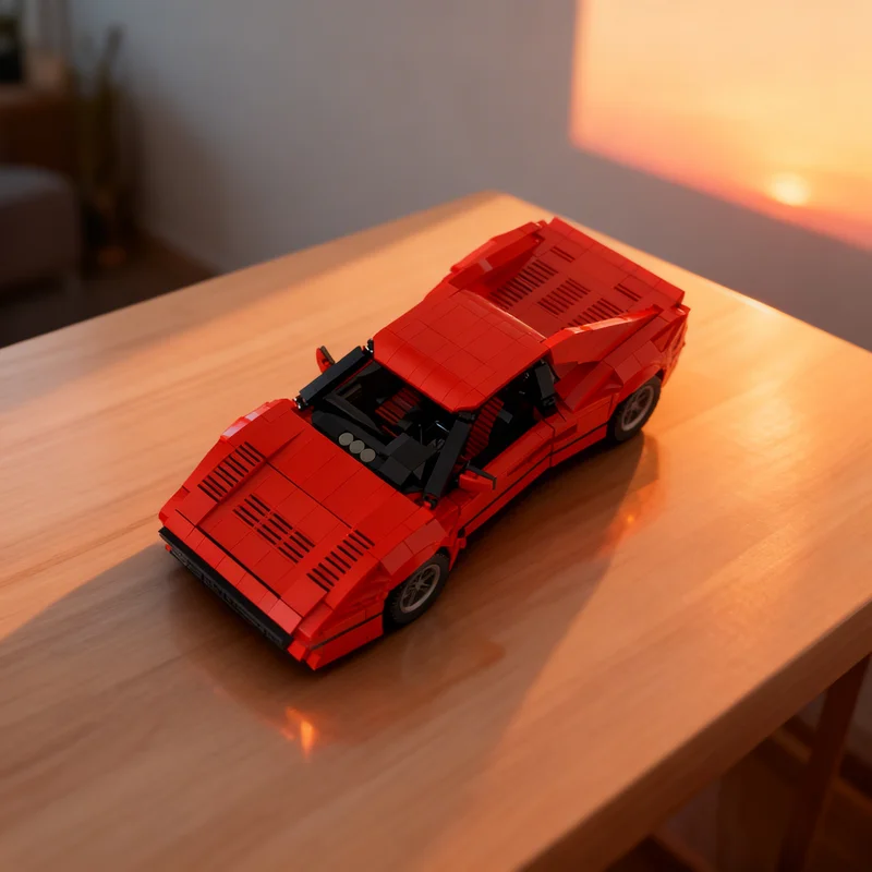 1451pcs MOC Ferrariesd 288 GTO Cars Model Building Blocks Construction Christmas Gifts Toy Creative DIY Idea Kids Architecture