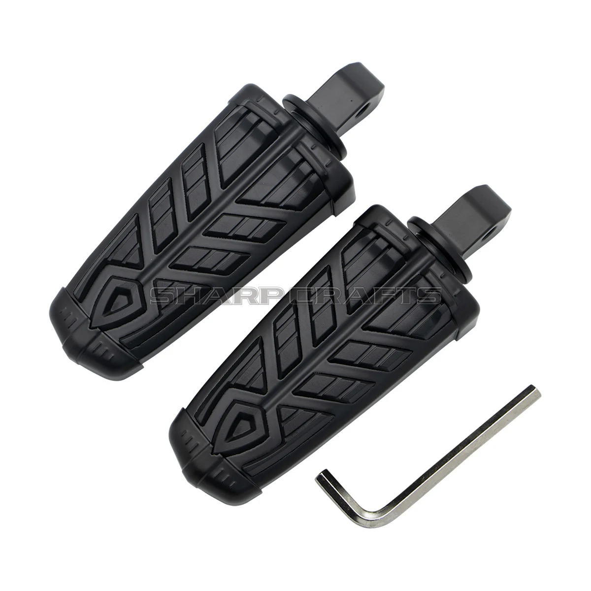 Spear Design Front Rider Footpegs Footrests Shifter Brake Peg For Indian Scout Bobber Sixty Victory Octane Motorcycle Parts