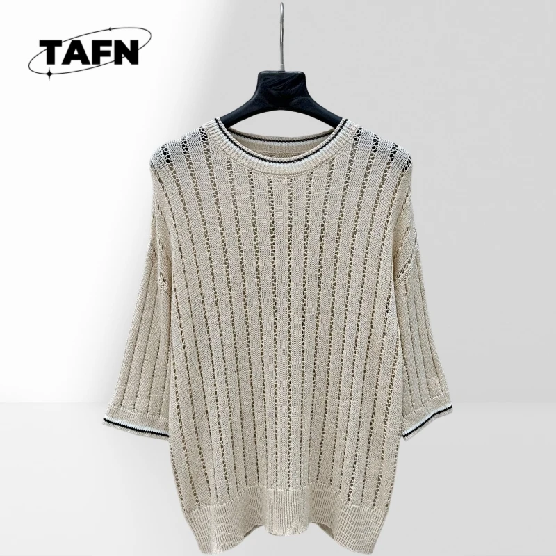 

25 New Retro Style High-Grade Cashmere Warm Leisure Women's Sweater All-Matching Product Comfortable Loose Temperament Elegant