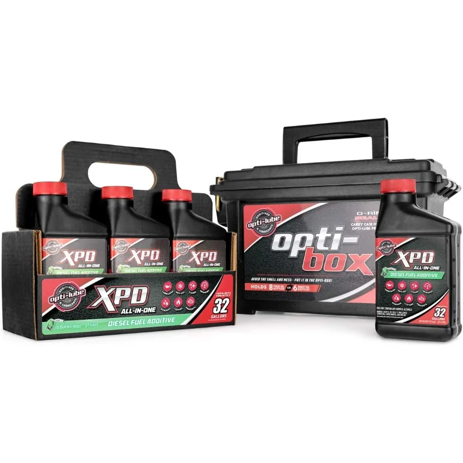 

XPD AllSeason Diesel Fuel Additive 8oz Bottles 6 Pack with OptiBox