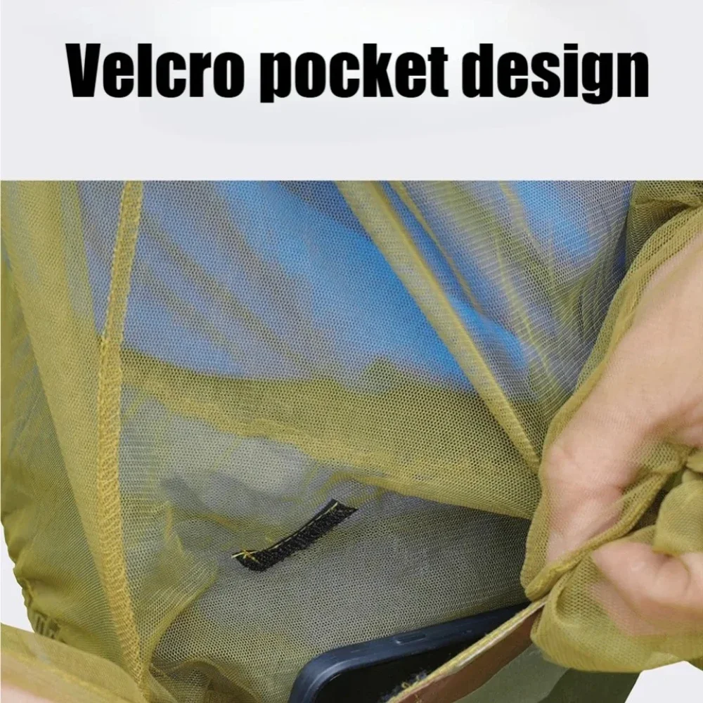 طارد البعوض في الهواء الطلق شبكة الشاش منع الحشرات ارتداء مقاومة تنفس الصيف ملابس طارد البعوض في الهواء الطلق