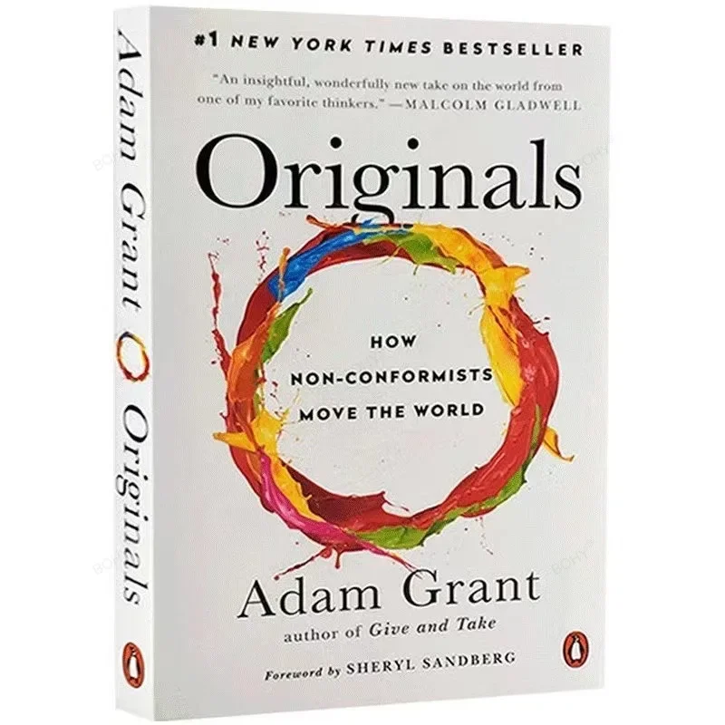 Original d'Adam Grant How Non-Conformists Move The World Paperback Novel in English New York Times Best-seller