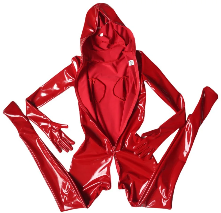 Bodysuit Wanita Seksi Full Cover Slim Fit Ketat untuk Pertunjukan Panggung, Jumpsuit Mengkilap dan Stylish