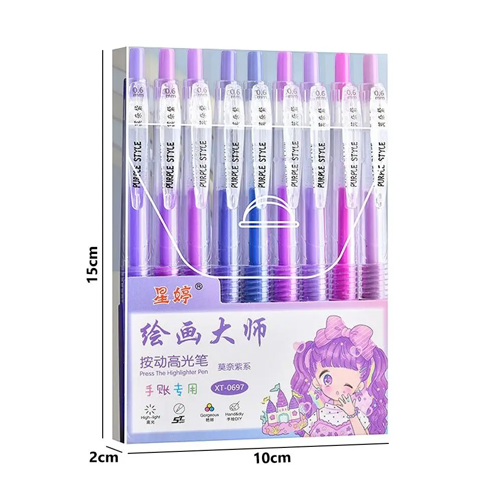 High Quality 81 Colors Color Gel Pen Multicolor DIY Scrapbook Painting Color Drawing Doodling Pen Writing Tools Students