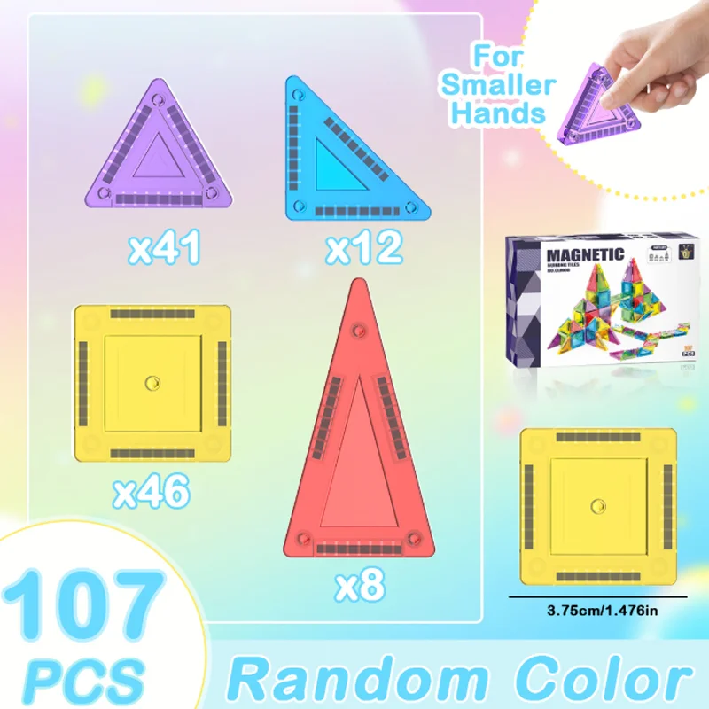 Magnetische Bausteine Kinderspielzeug STEM Magnetische Blöcke Sensorisches Spielzeug Kinderspiele Magnetbauspielzeug für Jungen und Mädchen