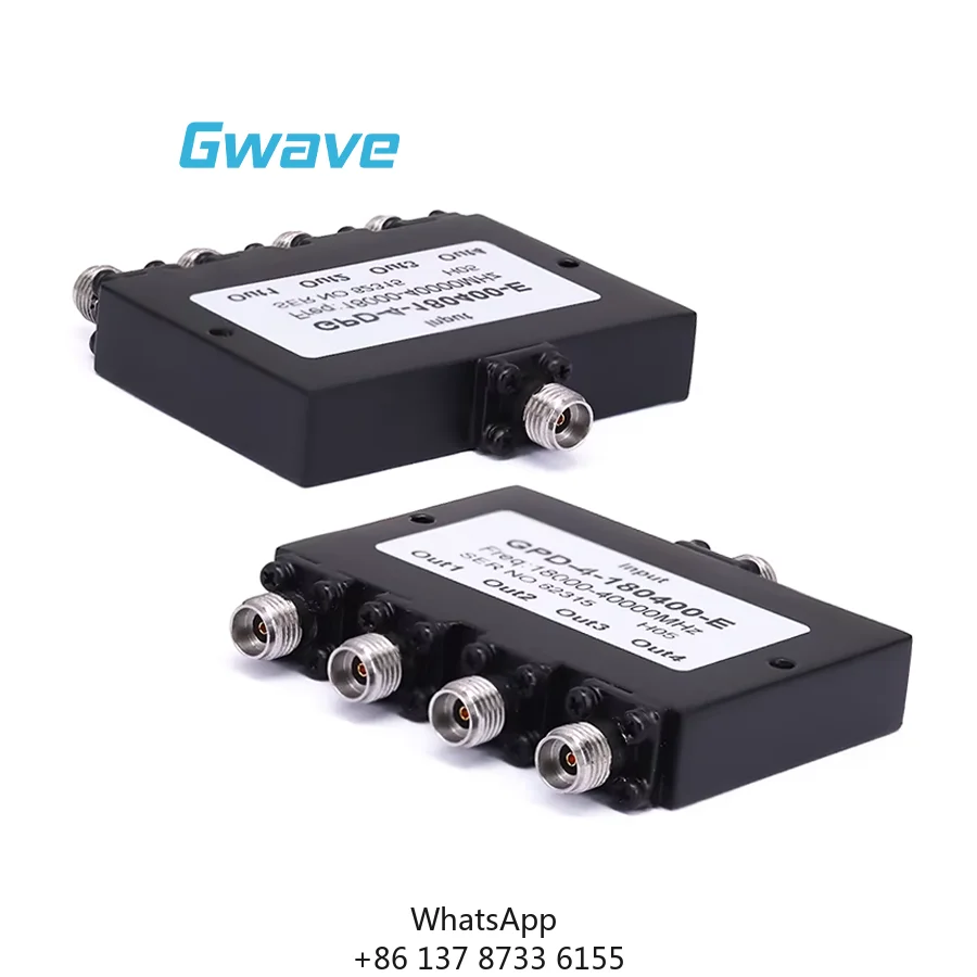 Gwave GPD-4-180400-E 4-Way 2.92mm 50 Ohm Power Divider From 18 GHz To 40 GHz Rated At 20 Watts
