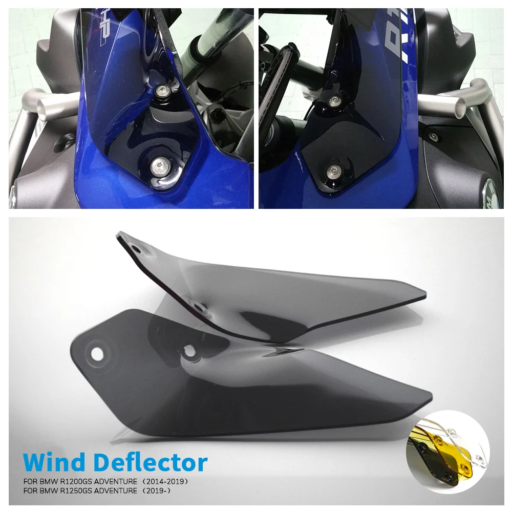 For BMW R1200GS Adventure R1250GS ADV R1200GSA R1250GSA R1250 GSA Side Windshield Windscreen Handshield Wind Deflector Handguard