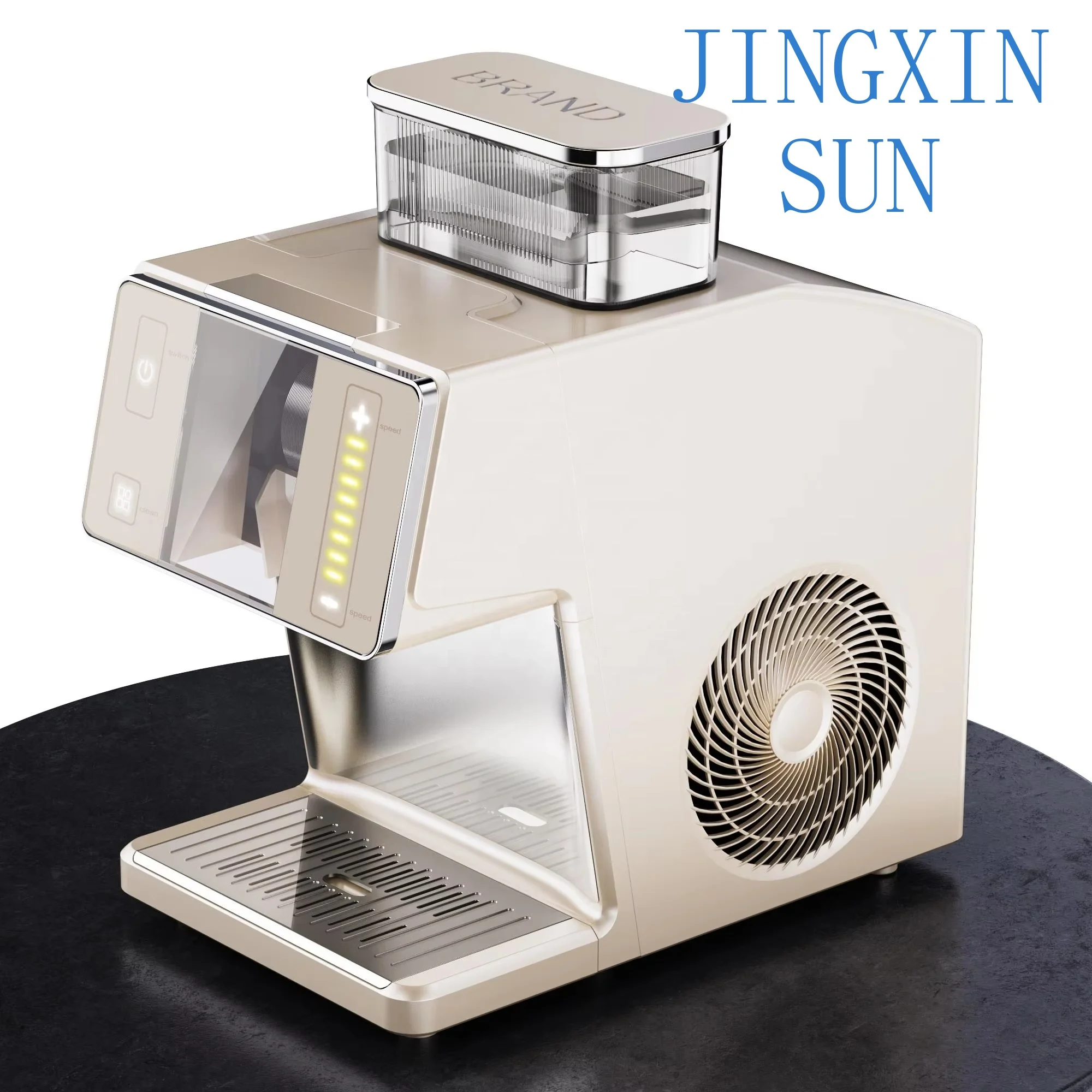 15kg Flake Ice Maker for Home Use 3 in 1 Benchtop Ice Machine with Adjustable Size Thickness Auto Clean Compact Snow Ice