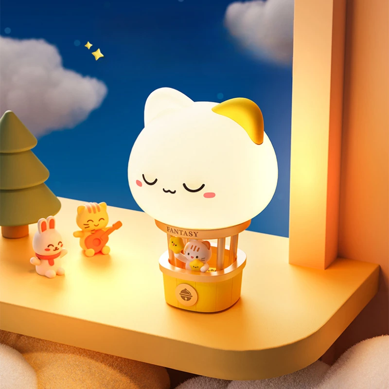 Nice Creative Cartoon Night Lights USB Charging Children's Bedroom Decorative Lamps