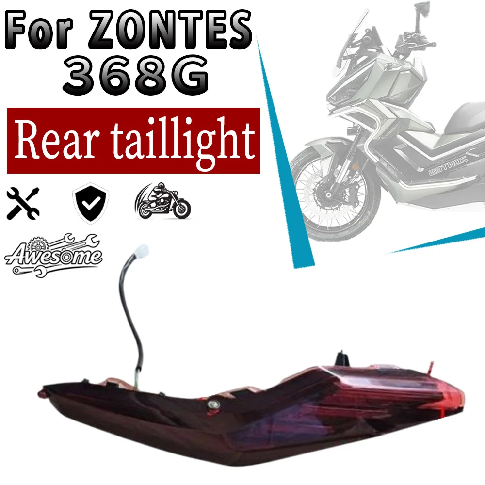Left and right rear taillight for ZONTES 368G taillight buffer rubber for g368 368g