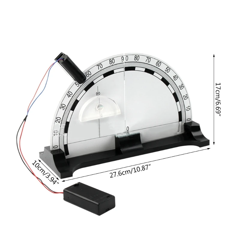 Light Reflection and Refraction Demonstrator Physical Optics Foldable Experiment Equipment Teaching Aid Instrument Tool D5QC