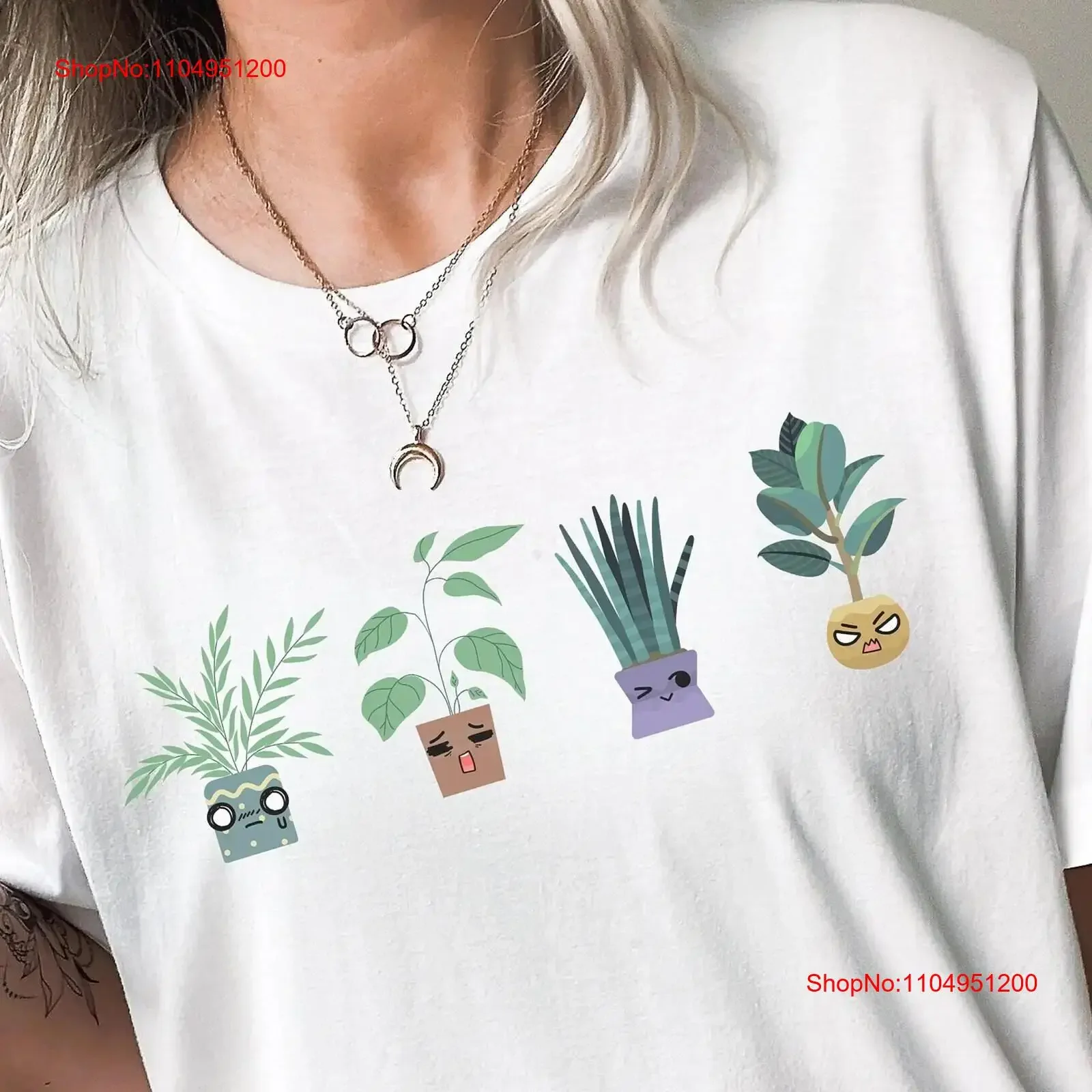 

Plant Lovers T Shirt House Gardening Lover Cute Plants vintage Washed Breathable homme Comfortable Casual fashion Slightly
