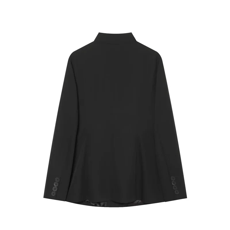 Guobioziy 2026 Women's Fall and Winter Stand Collar Single-Breasted Blazer Long Sleeve Office Work Jacket