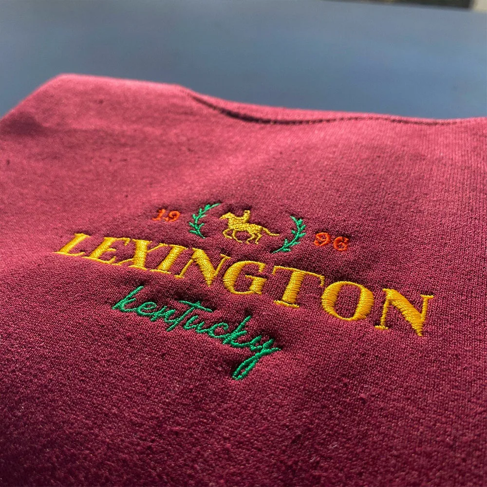 Imagem -04 - Camisolas Crewneck Lexington Vintage para Homens e Mulheres Manga Comprida Velo Grosso Solto Suéteres Quentes do Derby Outono Lexington