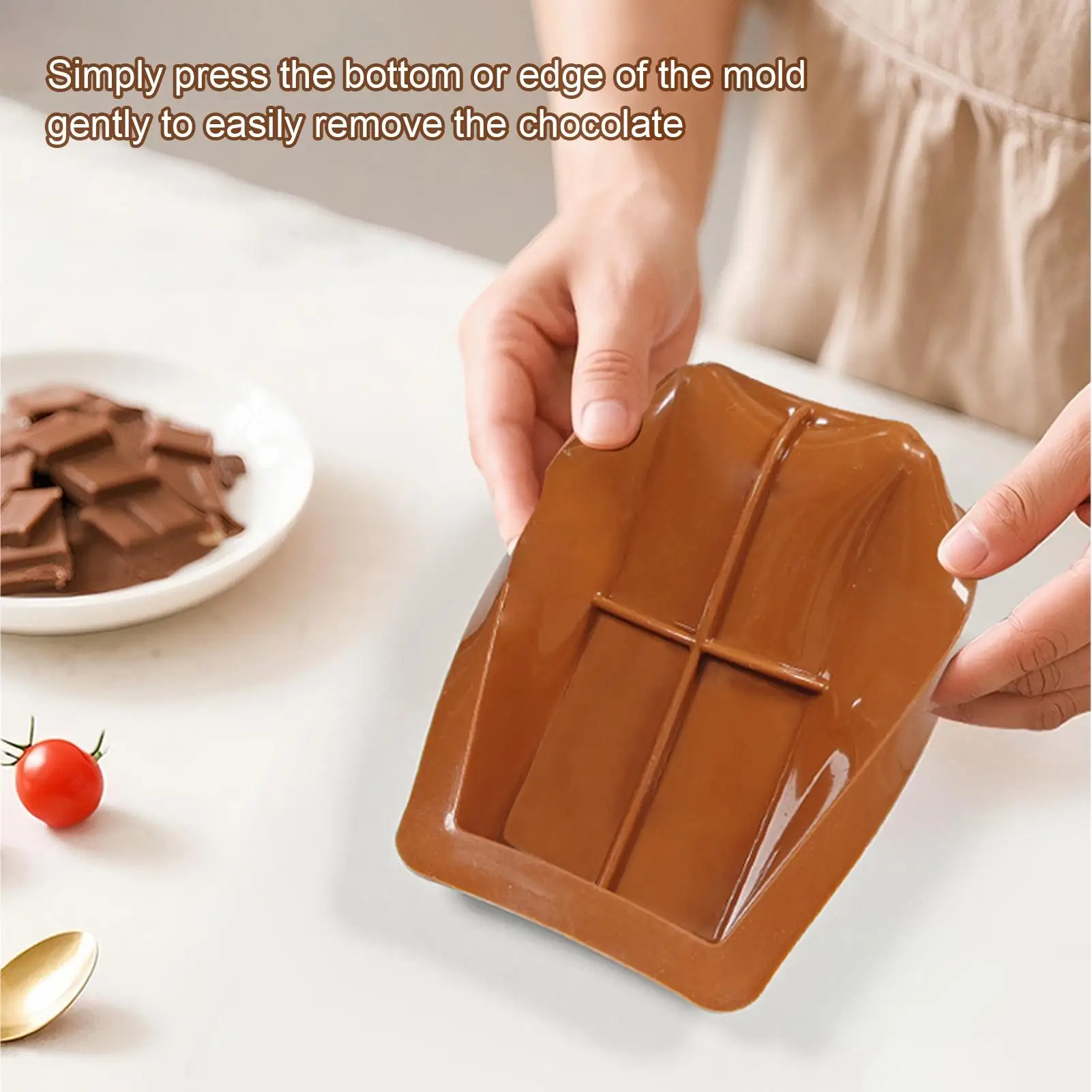 

Формы для шоколада, 2 шт., многоразовая антипригарная форма, силиконовая форма для конфет для выпечки, изготовления конфет, изготовления праздничных лакомств, домашней кухни