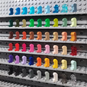 Yapı taşının parçaları, vücudun bir kısmı, soldaki bacak, 972.100 adet Lego bacaklarına yapılan 8 çekirdekli satışlar-no. 7