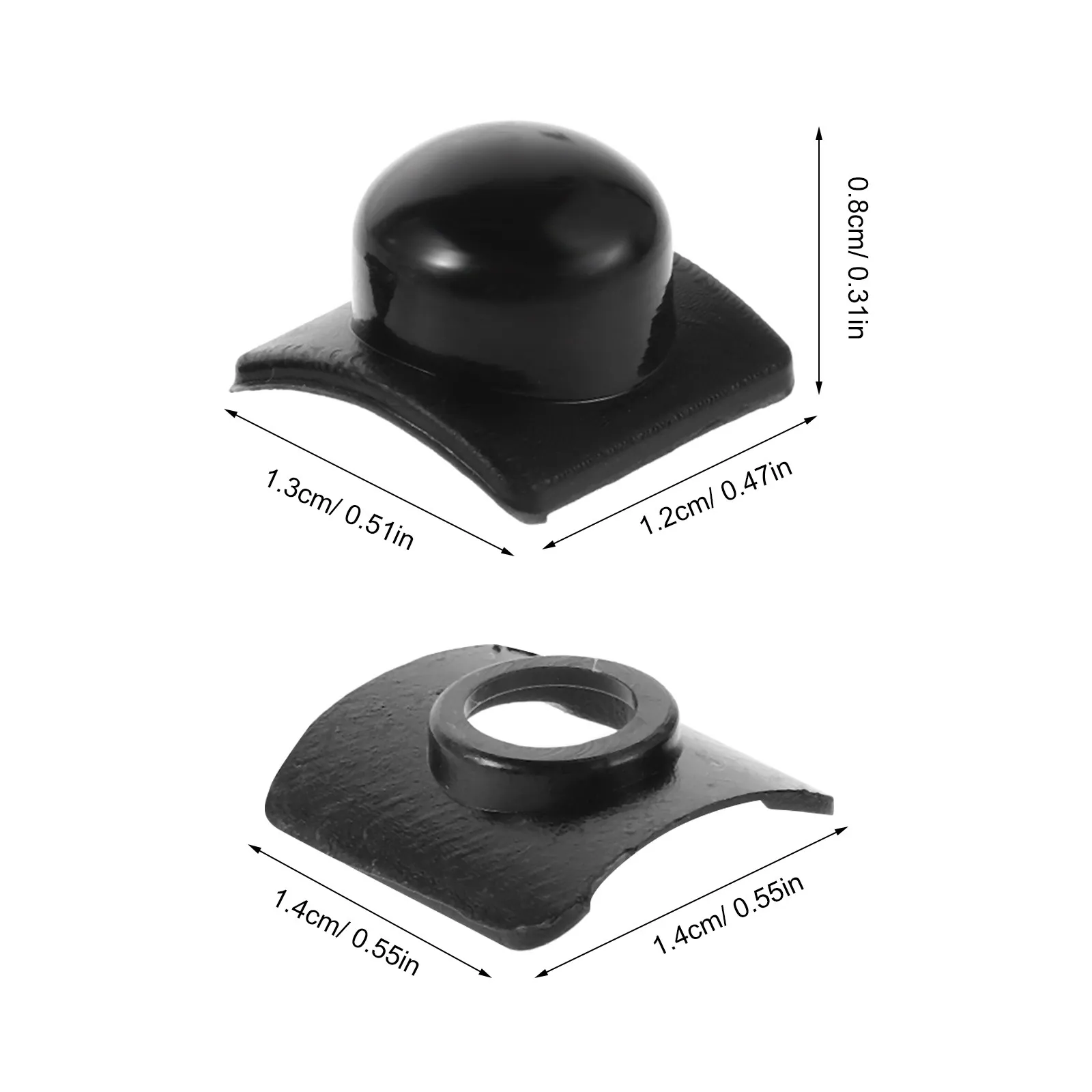 50Sets Flashlight Switch Caps Rubber Waterproof Replacement Button Covers Miniature Light Switch Replacement Button Accessories - view 6