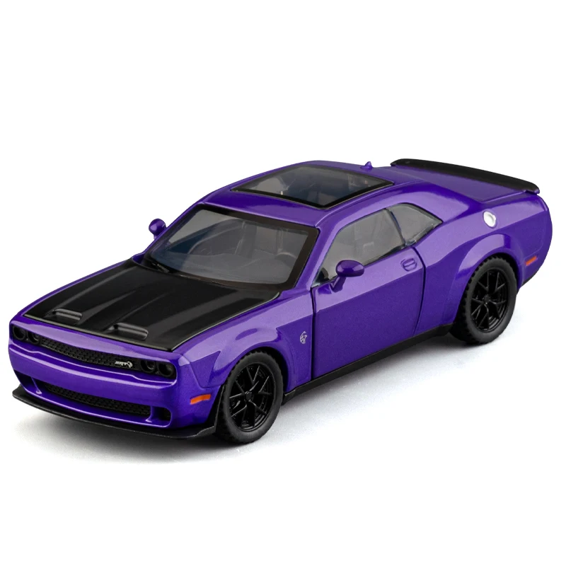 

Simulated alloy car model 1:32 Challenger Hellcat muscle car car model boy gift sound and light toy car ornaments