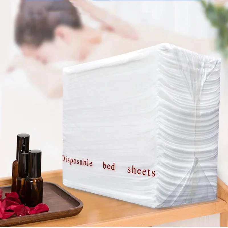 

10/20/100pcs Disposable Massage Table Sheet Spa Bed Sheets Portable Non-woven Bed Cover For Beauty Salon 80x180/80x190cm