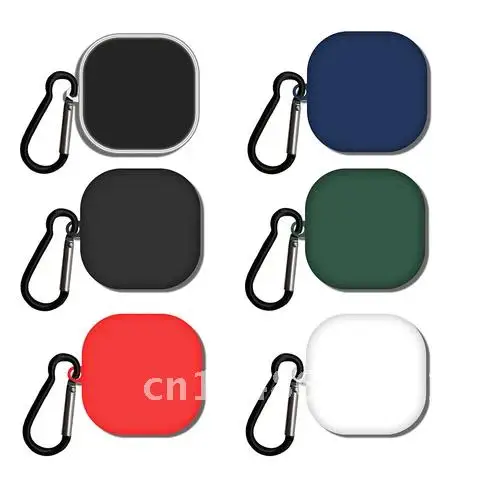 For SoundPEATS Trueair2 + Earphone Case Protective Housings Case with Keychain Transparent TPU Case Skin Cover