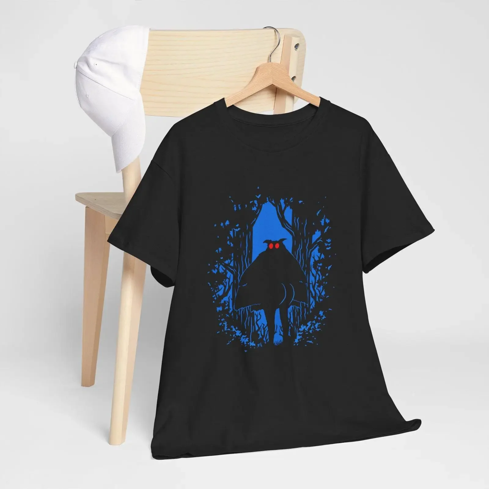 Mothman Booty funny cryptid horror T shirt vintage Washed Comfortable Casual Stylish homme fashion Stretched