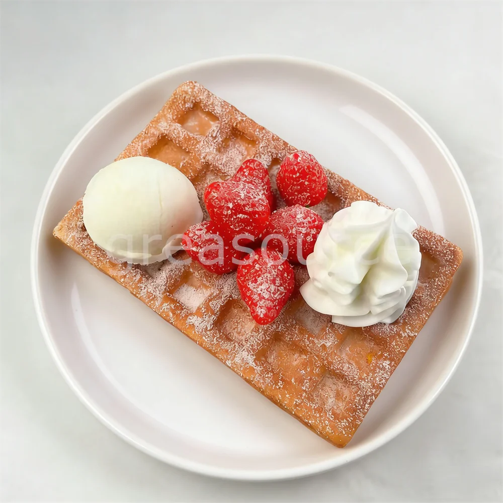Kremowe kwadratowe gofry trusk – Photography Of Food recenzja i cena