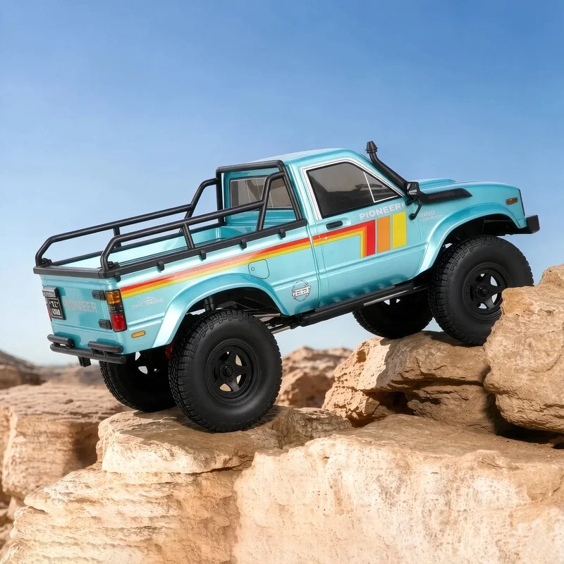 New 1/10 RGT EX86110PRO Pioneer Simulation Pickup Off-Road Climbing Vehicle With Light RC Brushless Electric Two-Speed Model Toy