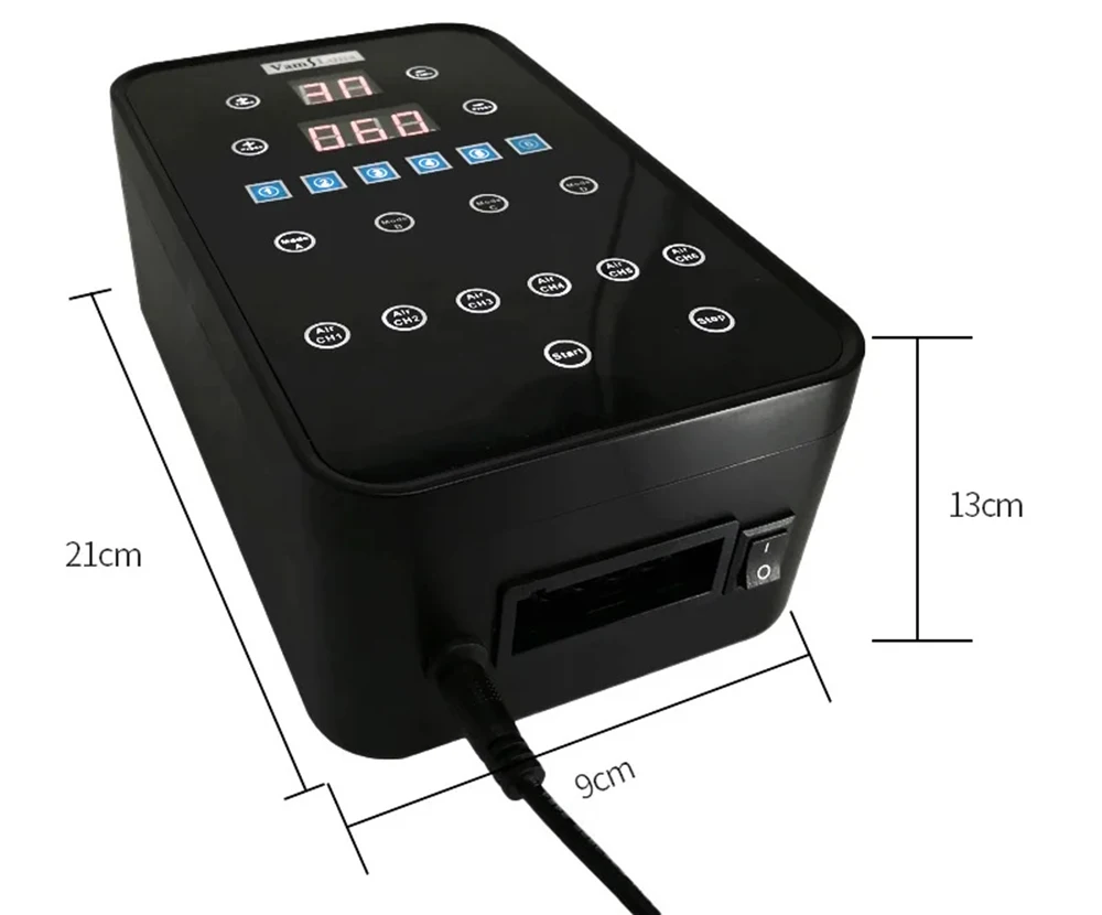 Luftkompressionsmassagesystem, 6 Kammern, Ganzkörpermassagegerät, Kompressionspumpe, Erholungsstiefel, Fuß- und Beinmassagegerät, AirWrap – Detail 5