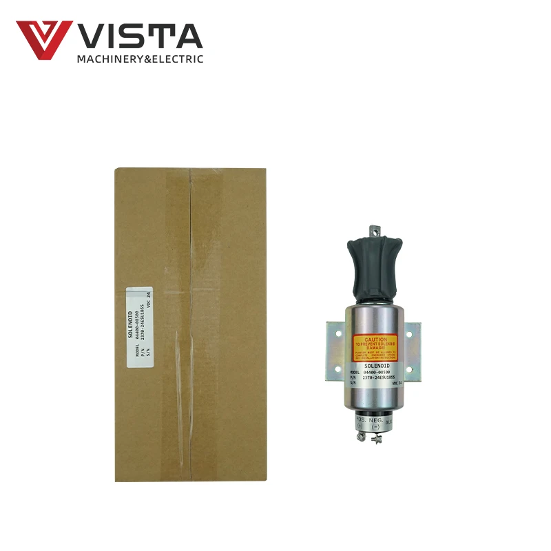 Fuel Solenoid Valve 12V Die sel Engine Shutdown Solenoid 2370-24ESU1B5S