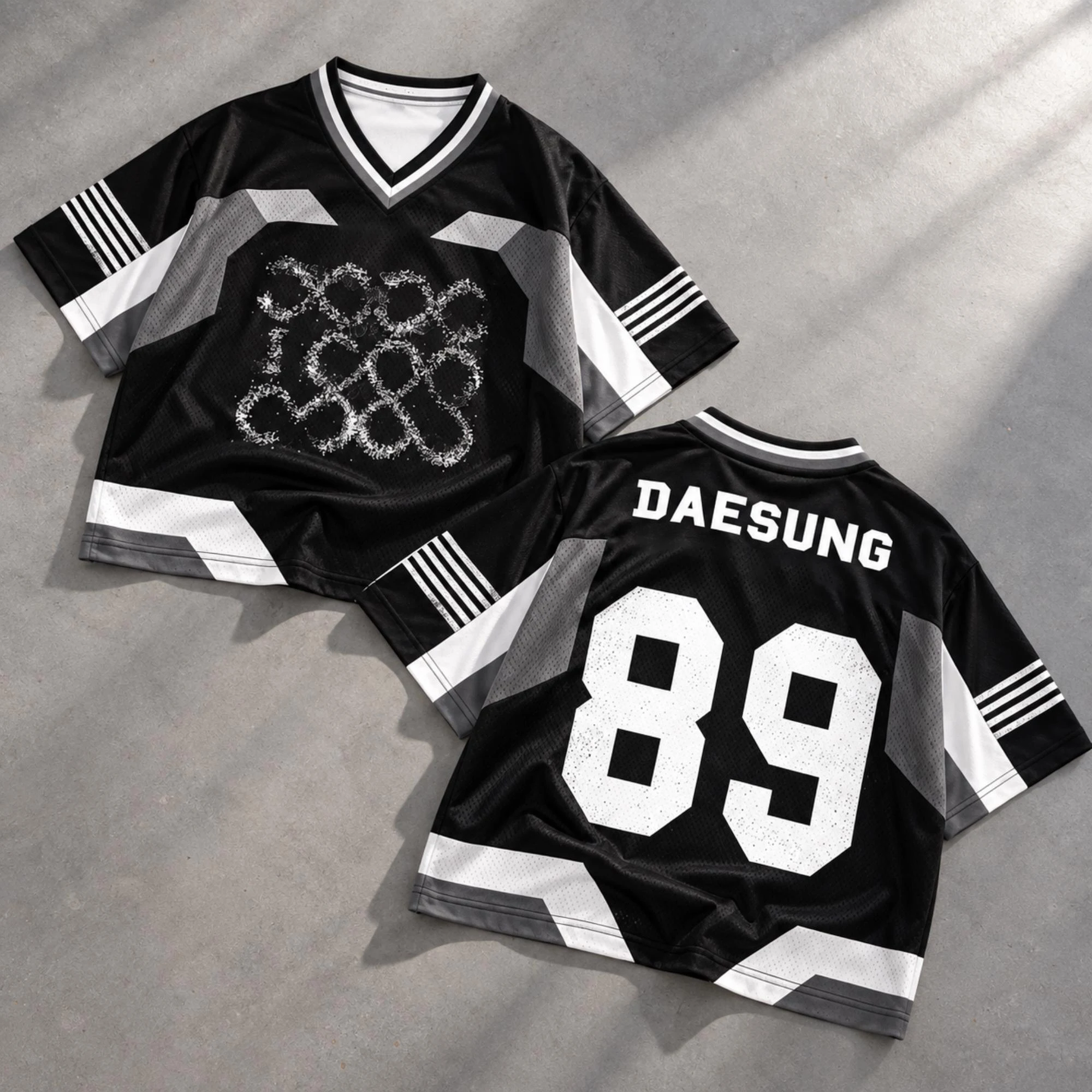 2026 BIGBANG 20th Kpop Concert Fan Apparel Jersey Kpop T-Shirt Printed Loose Y2k Streetwear Couple Motorcycle V-Neck T-Shirts