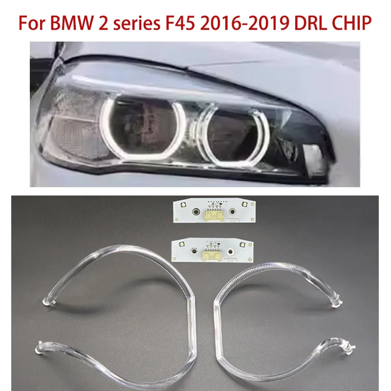 

FOR BMW 2 Series F45 Angel Eye 2016-2019 Car DRL CHIP Travel Edition White Light Ballast Turn Signal Module Day Travel Headlight
