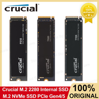 Crucial M.2 2280 SSD P310 T500 PCIe Gen4 T705 Gen5 Internal Solid State Drive NVMe SSD 500GB 1TB 2TB 4TB For Gaming Hard Disk