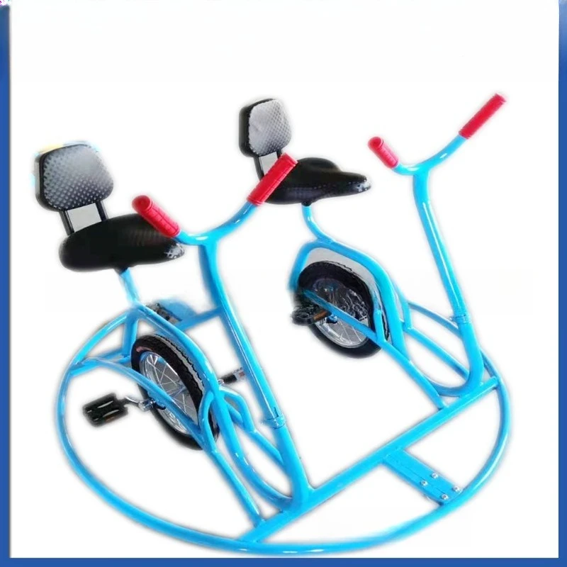 Ice and land, two-person ice bike, disc type