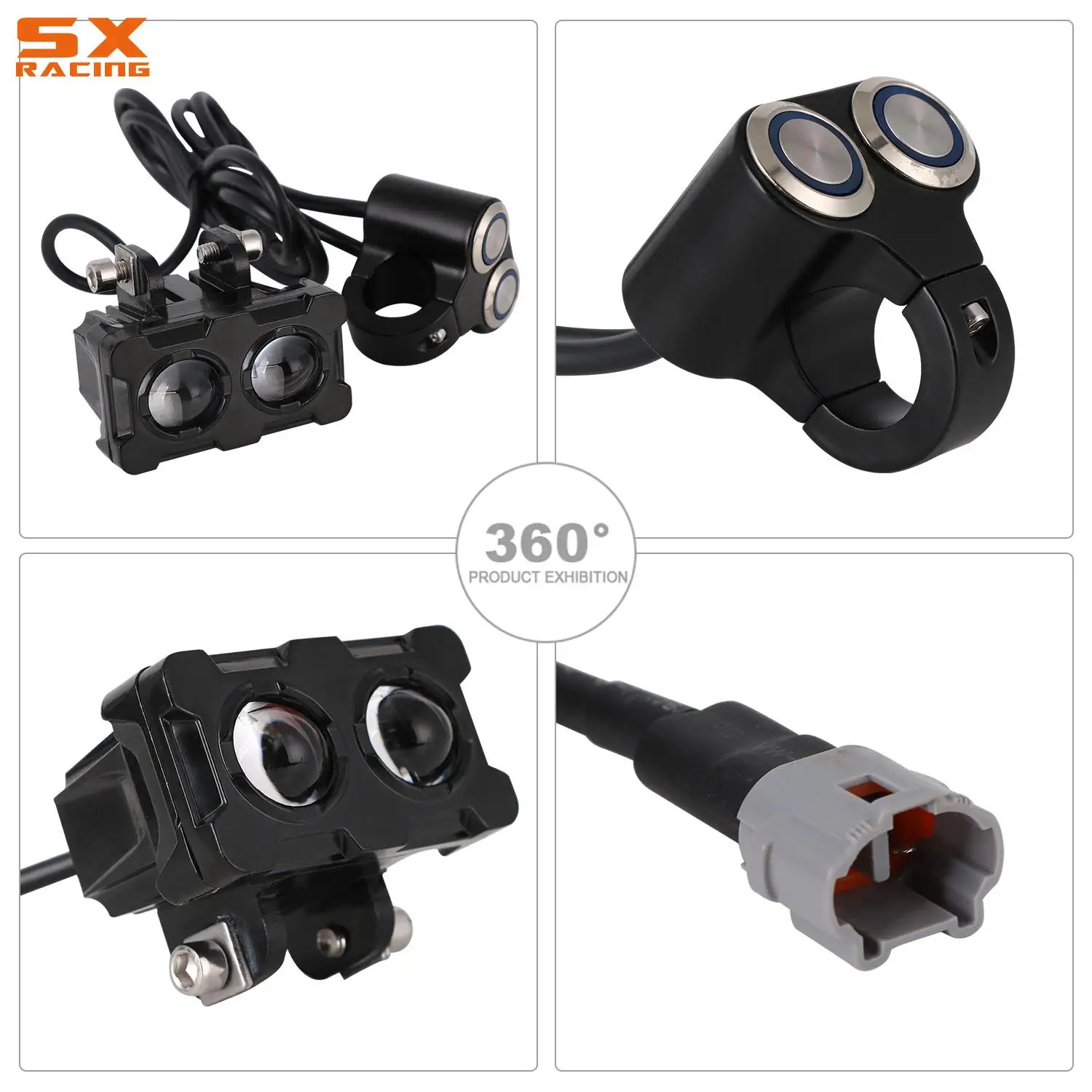 For Sur-Ron Sur ron Surron Light Bee S X Electric Cross-country Bike Motorcycle Headlight Spotlight New Aluminium alloy