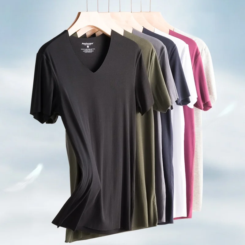 

Мужское нижнее белье Ice Silk Sl Modal Qui Dry Sport ort Sve, футболка с v-ne, приталенная футболка f Sve, модная футболка