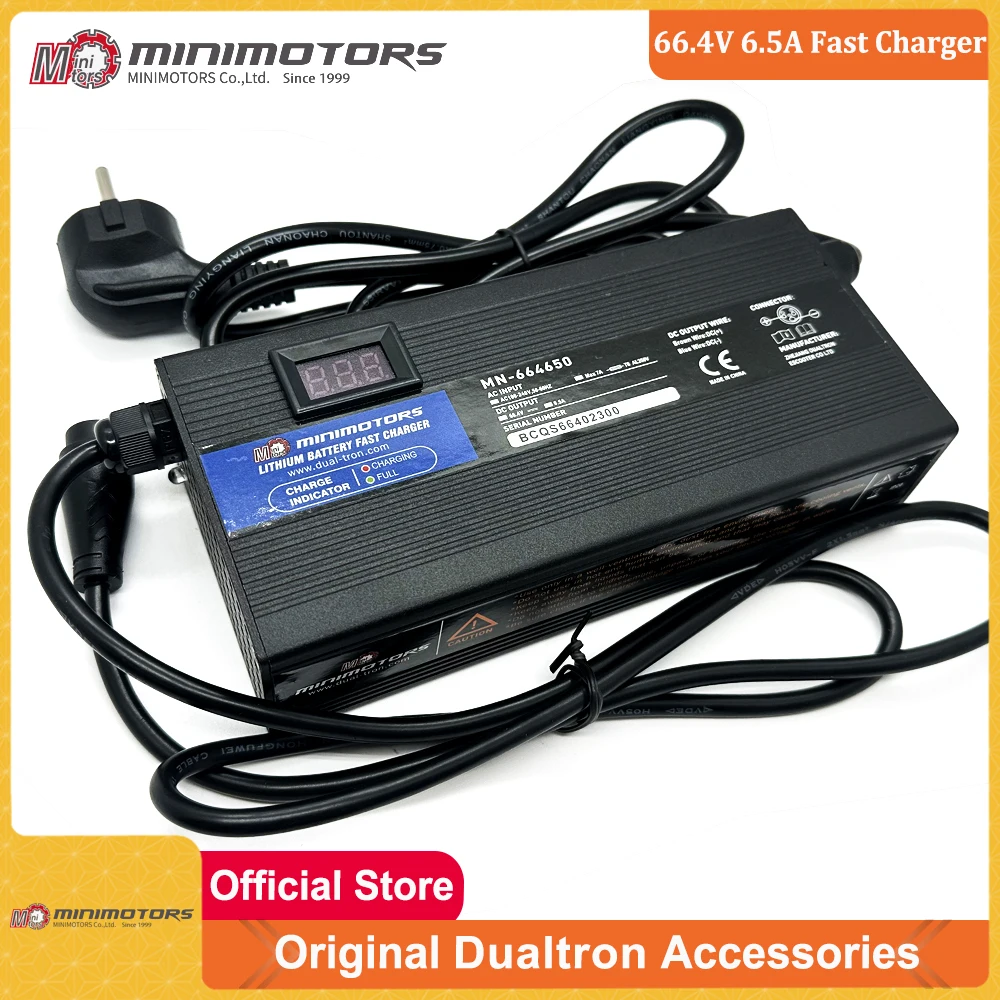 Original Dualtron 66.4V 6.5A Fast Charger Verified Charging Port Only for 60V Dualtron Spider Dualtron Victor Dualtron Achilleus