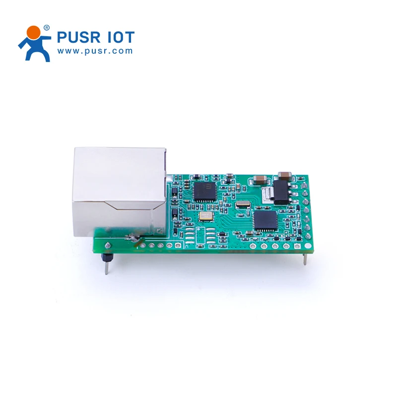 (Price for 4 Piece)PUSR Serial to RJ45 Module UART TTL to Ethernet TCPIP Converter Support DHCP and DNS USR-TCP232-T2