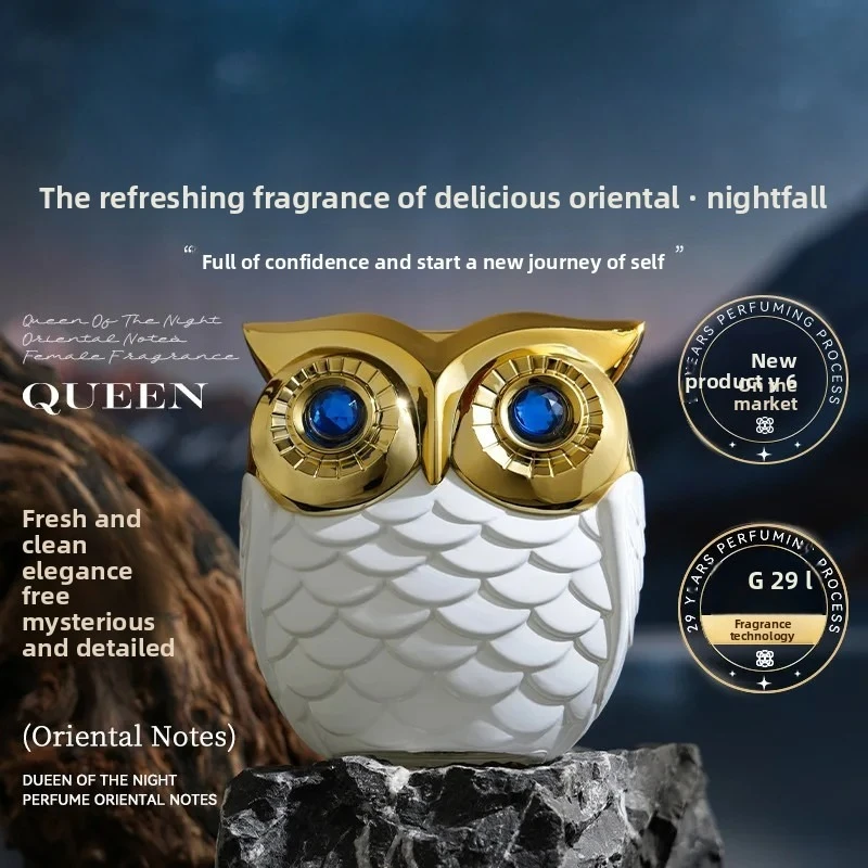 

Queen of The Night Perfume Owl Perfume Women's Men's Oriental Fragrance for Business Dating Sports Classic Floral and Fruity EDT