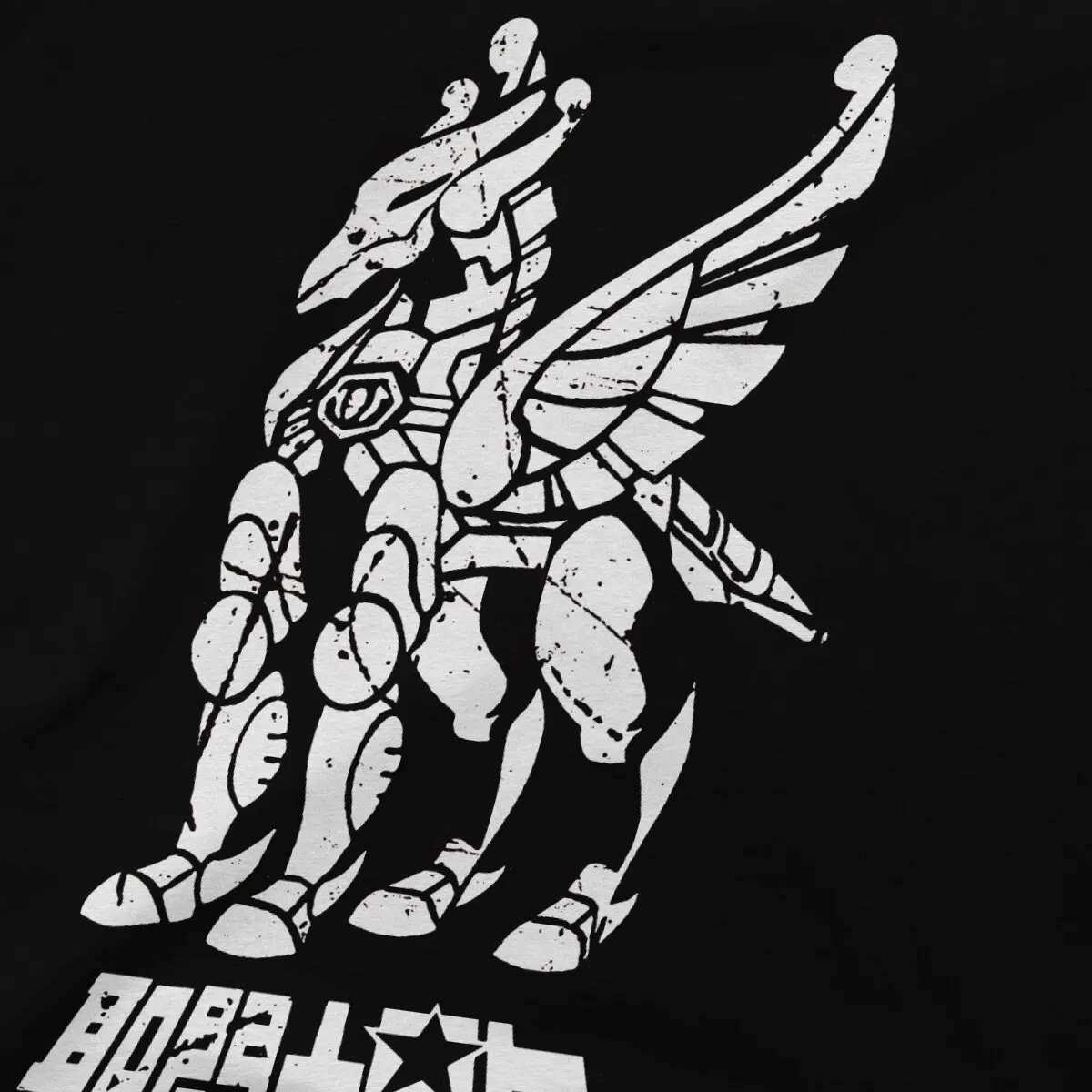 Pegasus O Neck TShirt Saint Seiya Manga Cartoon Original Polyester T Shirt Men Tops Individuality